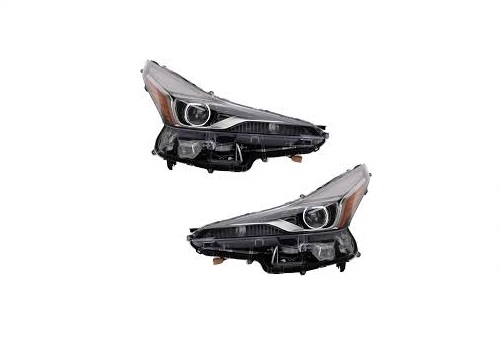 19-22 PRIUS Headlight PAIR BLK