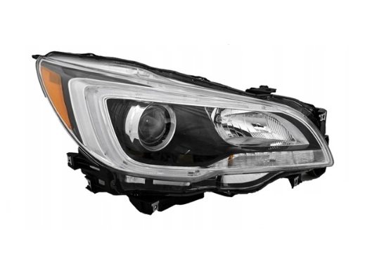 15-17 OUTBACK HEAD LAMP（USA,W/DRL,CHROME BLACK BEZEL）RH