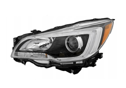 15-17 OUTBACK HEAD LAMP（USA,W/DRL,CHROME BLACK BEZEL）LH