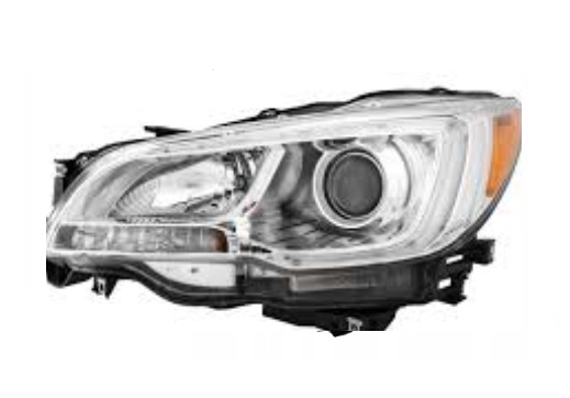 15-17 OUTBACK HEAD LAMP（USA,W/DRL,CHROME BEZEL）LH