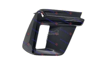 22-24 FORESTER - ბამპერის სანისლე ბუდე (მარჯვენა)（ALL GLOSSY BLACK）