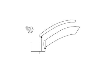 22-24 FORESTER - ფრთის კანტი უკანა (მარცხენა)（USA,WILDERNESS,ON REAR FENDER）