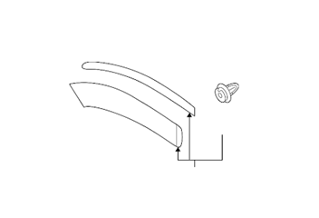 22-24 FORESTER - ფრთის კანტი უკანა (მარცხენა)（USA,WILDERNESS,ON REAR DOOR）